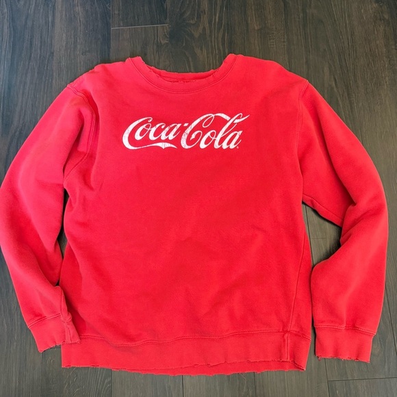Coca Cola distressing crewneck - Picture 1 of 5